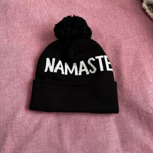 Spiritual Gangster 'NAMASTE' Pom Beanie Hat